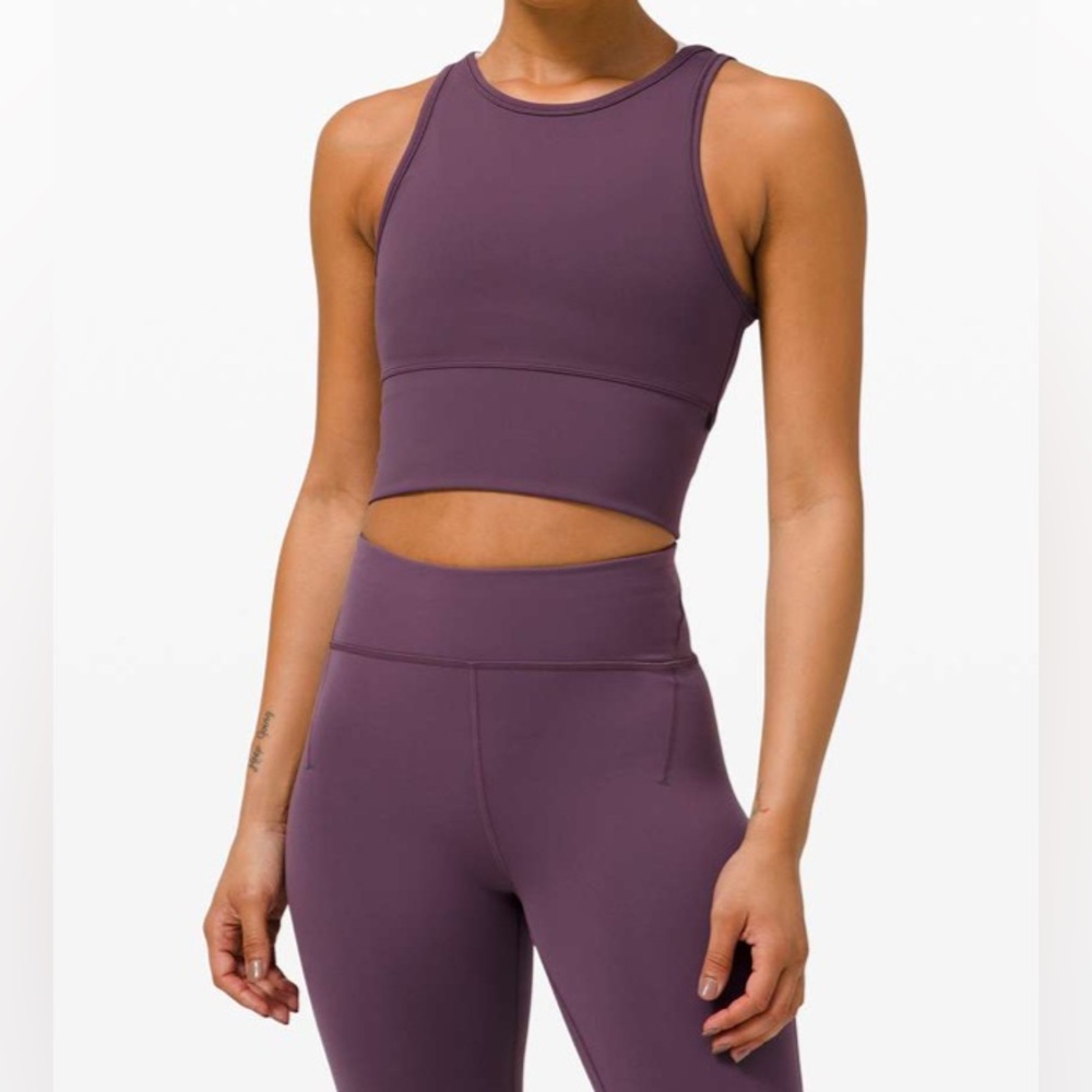 Lululemon Power Pivot Everlux Grape Thistle Tank 4